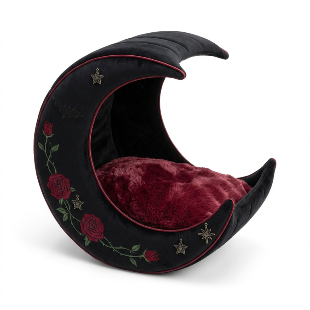 GrimWhiskers™ Cat Bed